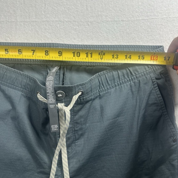 Vuori Ripstop Pants Men's XL Graphite Gray Drawstring Tapered Hiking  Jogger - Picture 11 of 13